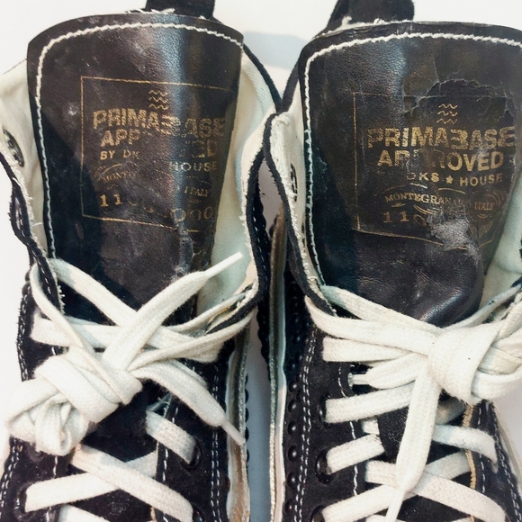 Primabase black suede & leather studded hi-top sneakers, EU40, EUC - Picture 13 of 16